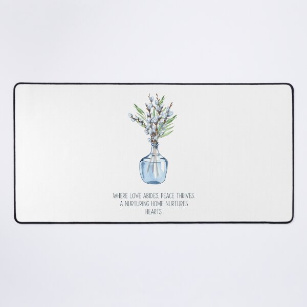 Item preview, Where love abides, peace thrives.  A nurturing home nurtures hearts. designed and sold by TheFocusedShop.
