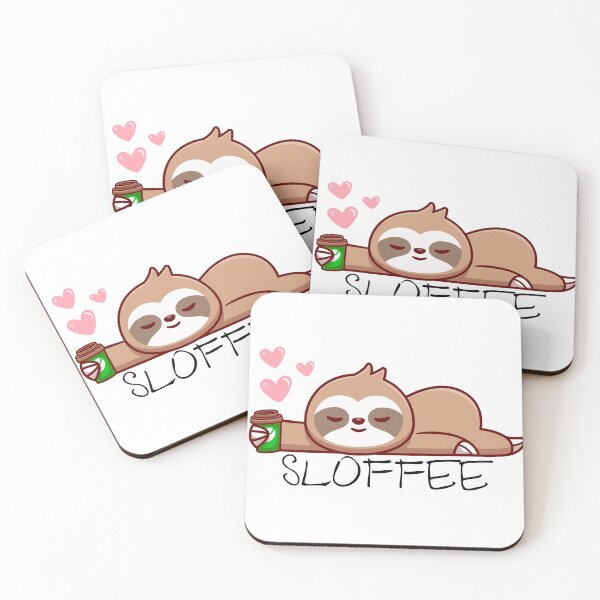 Item preview, Sloth and Coffee - A Cute and Funny designed and sold by Hill Strom.