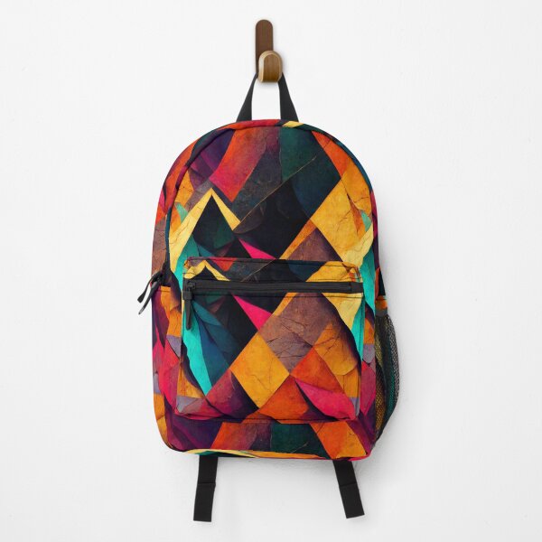 Item preview, Dimora - Abstract diamonds in rich play of colors (2/4) designed and sold by sabantha.