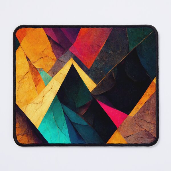 Item preview, Dimora - Abstract diamonds in rich play of colors (2/4) designed and sold by sabantha.