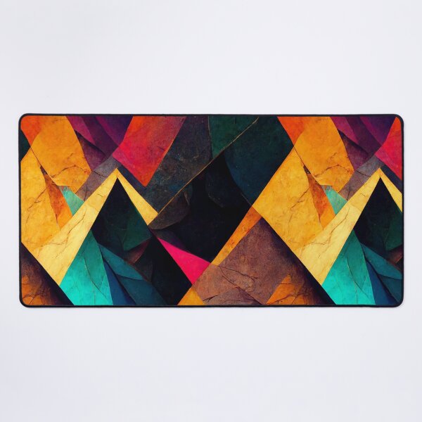 Item preview, Dimora - Abstract diamonds in rich play of colors (2/4) designed and sold by sabantha.