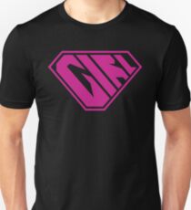 Girl SuperEmpowered (Pink) Slim Fit T-Shirt