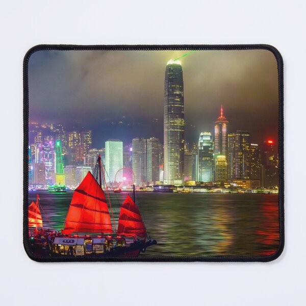 Item preview, Vintage Style Hong Kong Travel Poster designed and sold by travelwitheric.