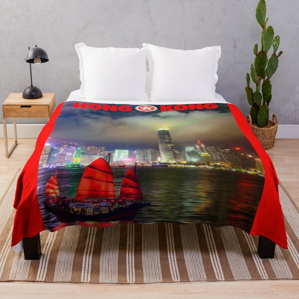 Item preview, Vintage Style Hong Kong Travel Poster designed and sold by travelwitheric.