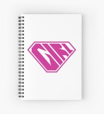 Girl SuperEmpowered (Pink) Spiral Notebook
