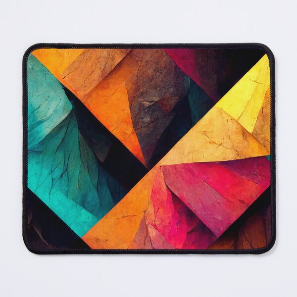 Item preview, Dimora - Abstract diamonds in rich play of colors (3/4) designed and sold by sabantha.