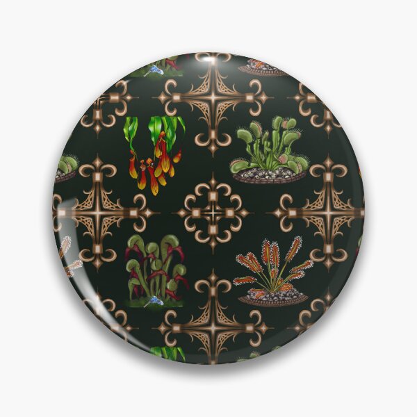 Item preview, Gothic carnivorous plant pattern designed and sold by TanyaRomeo.