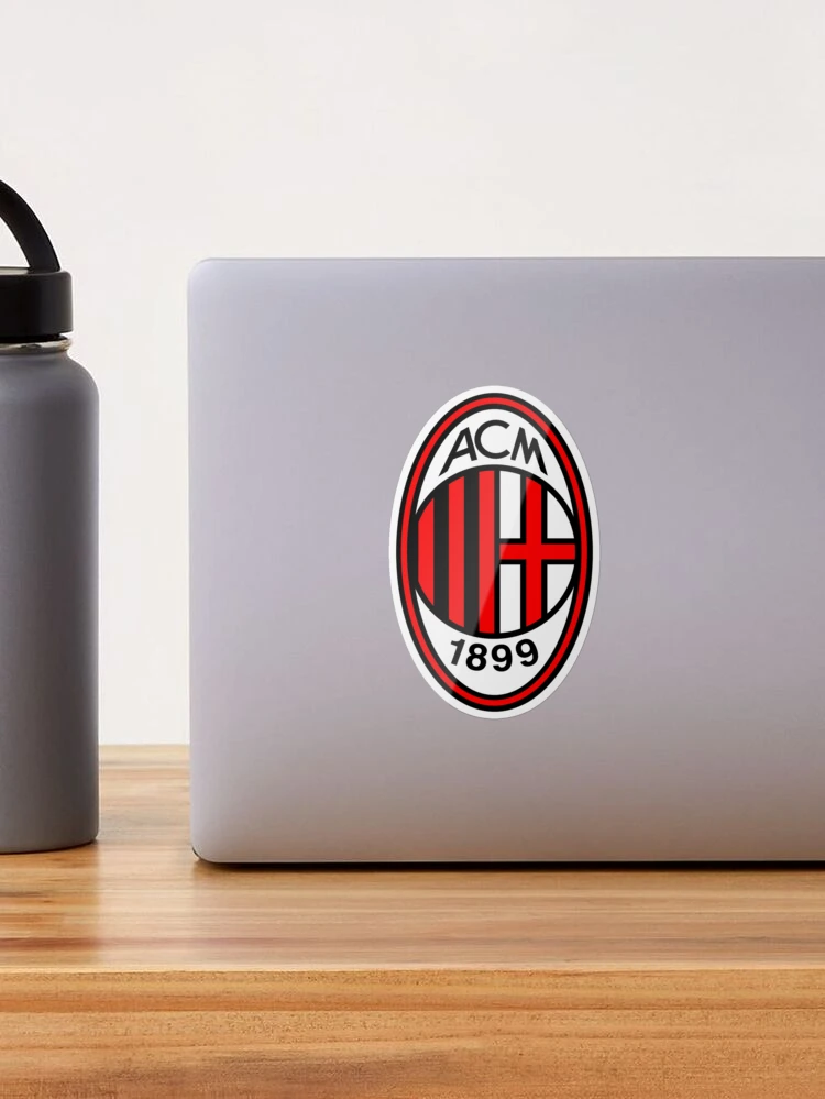 Autocollant Vintage AC Milan - Scudetto Années 80 - Fabriqué En Italie