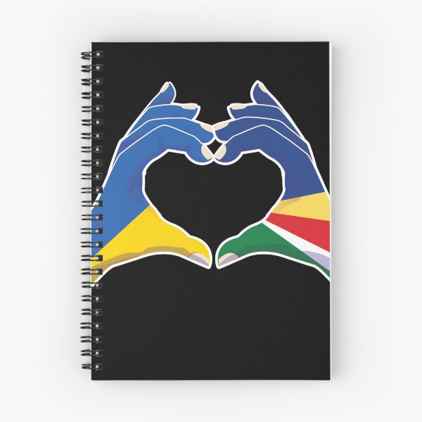 Item preview, Seychelles Seychellois Ukraine Ukrainian Love Heart Peace designed and sold by FlagX.