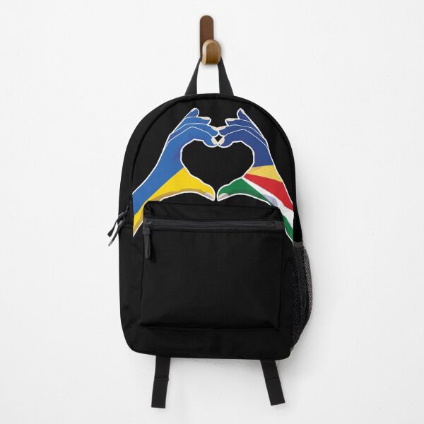 Item preview, Seychelles Seychellois Ukraine Ukrainian Love Heart Peace designed and sold by FlagX.