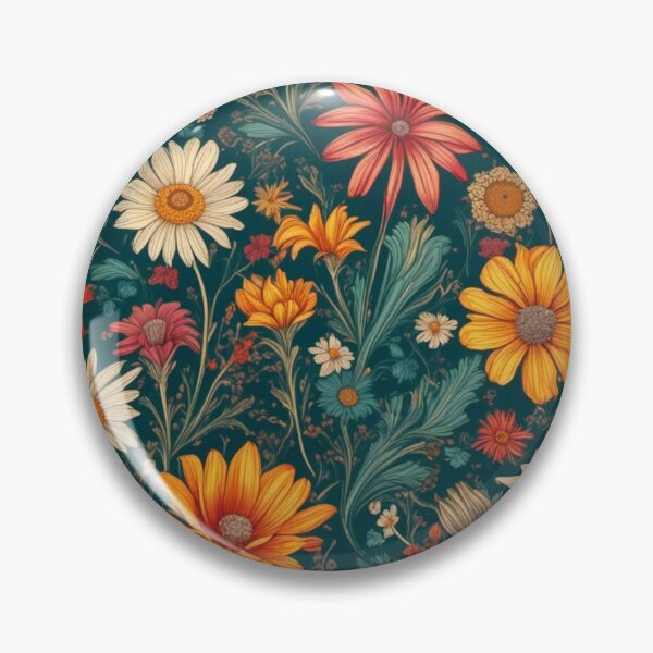 Item preview, Ilustración de flores silvestres de núcleo de cabaña designed and sold by Sol-threads.