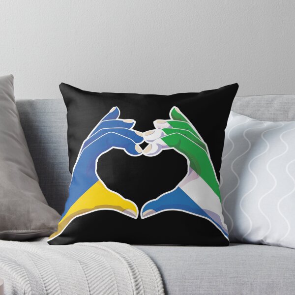 Item preview, Sierra Leone Sierra Leonean Ukraine Ukrainian Love Heart Peace designed and sold by FlagX.