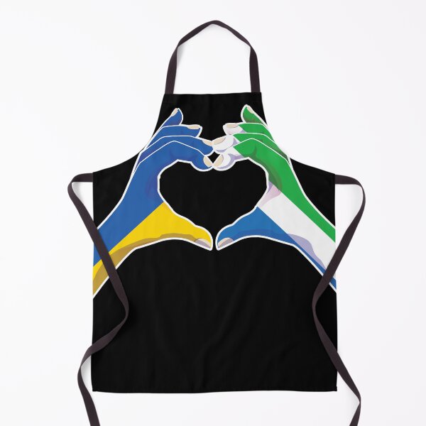 Item preview, Sierra Leona Sierra Leona Ucrania Ucrania Amor Corazón Paz designed and sold by FlagX.