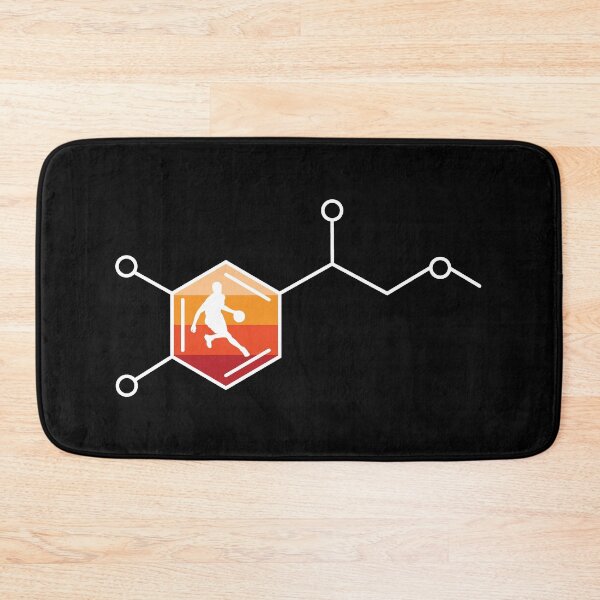 Item preview, Adrenaline Molecule Chemical Structure Basketball T Shirt designed and sold by 2mrwdust.