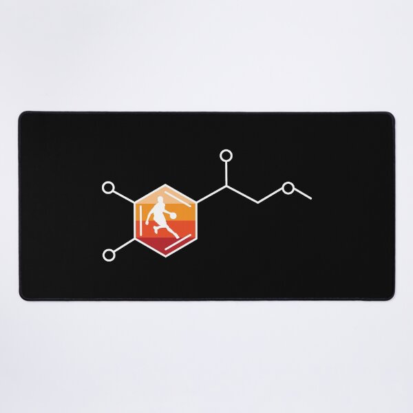 Item preview, Adrenaline Molecule Chemical Structure Basketball T Shirt designed and sold by 2mrwdust.