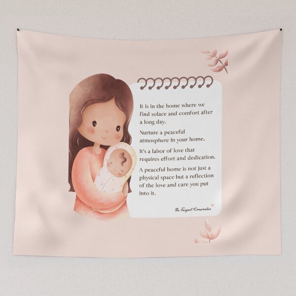 Item preview, Home Where We Find Solace and Comfort After a Long Day designed and sold by TheFocusedShop.