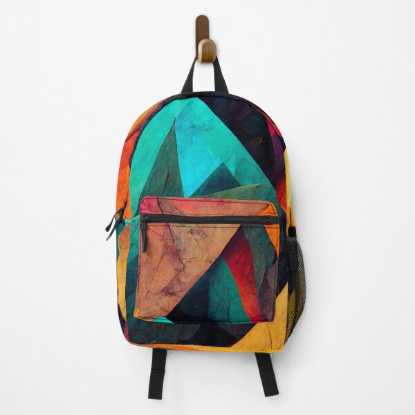 Item preview, Dimora - Abstract diamonds in rich play of colors (4/4) designed and sold by sabantha.