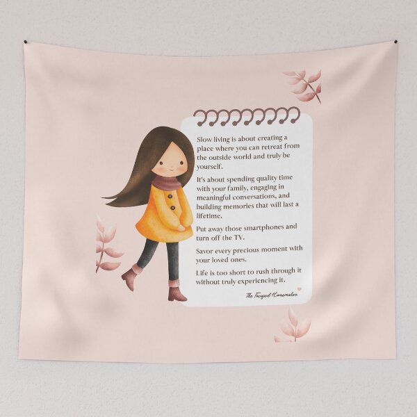 Item preview, Slow Living With Your Family designed and sold by TFHStore.