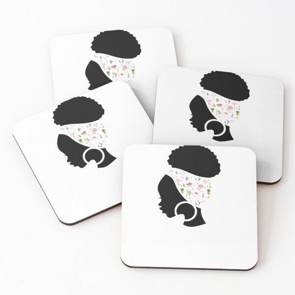 Item preview, Afro Woman with Tropical Pattern, Black History  designed and sold by Logiamerch.