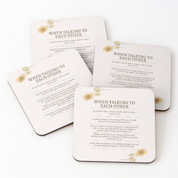 Item preview, Bible Verses to Remember When Talking to Each Other designed and sold by TFHStore.