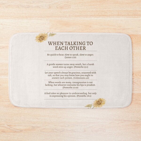 Item preview, Bible Verses to Remember When Talking to Each Other designed and sold by TheFocusedShop.