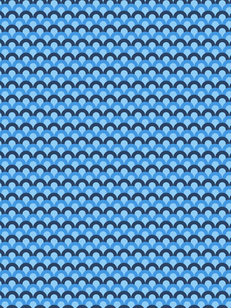 Thumbnail 4 of 4, iPhone Case, Blue Pattern designed and sold by ytdream.