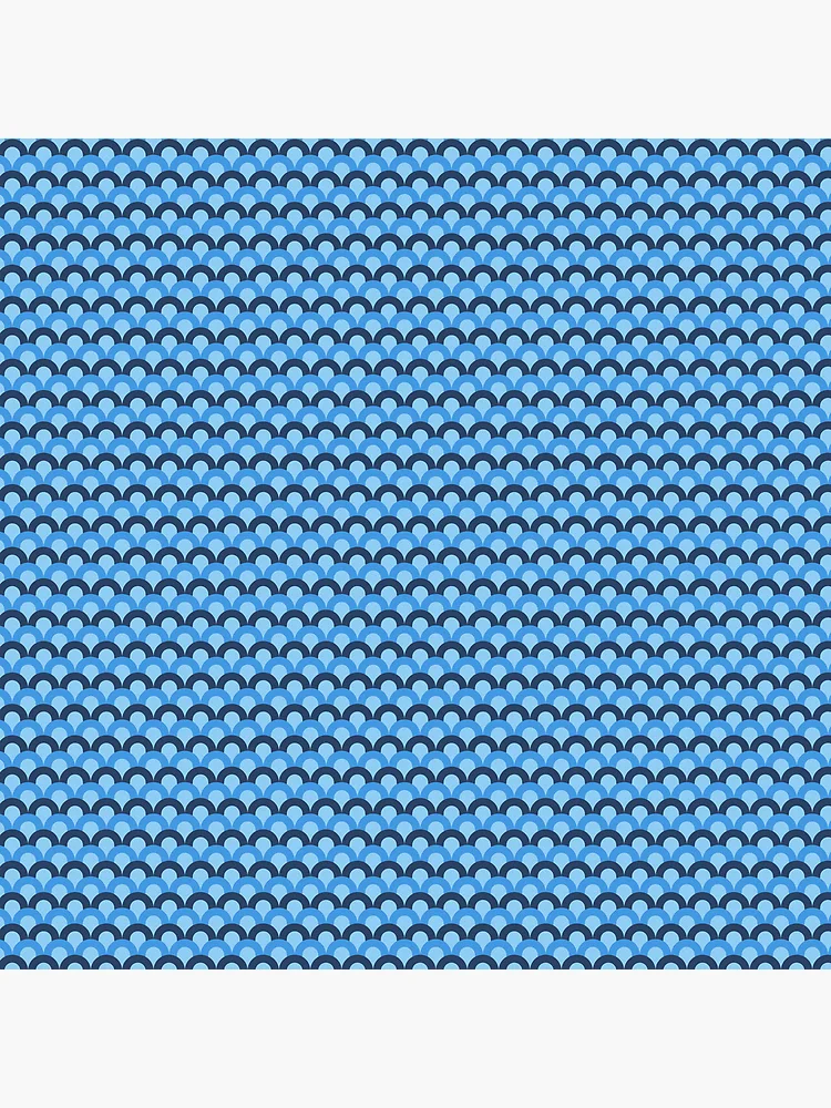 Thumbnail 4 of 4, Clock, Blue Pattern designed and sold by ytdream.