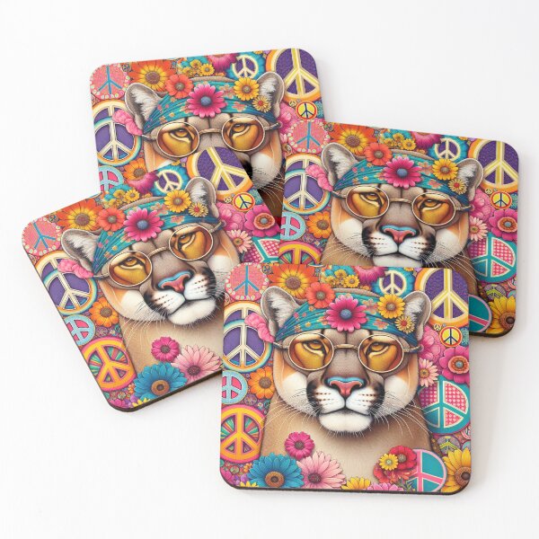Item preview, Mountain Lion Flower Child designed and sold by HippieFarms11.
