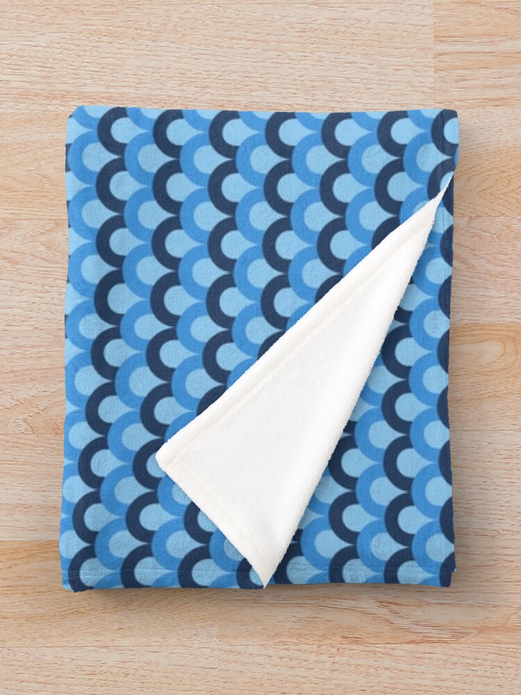 Thumbnail 3 of 6, Throw Blanket, Blue Pattern designed and sold by ytdream.