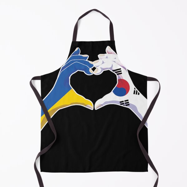 Item preview, South Korean South Korea Ukraine Ukrainian Love Heart Peace designed and sold by FlagX.