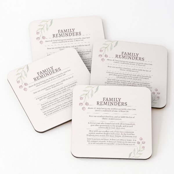Item preview, Family Reminders From the Bible designed and sold by TFHStore.