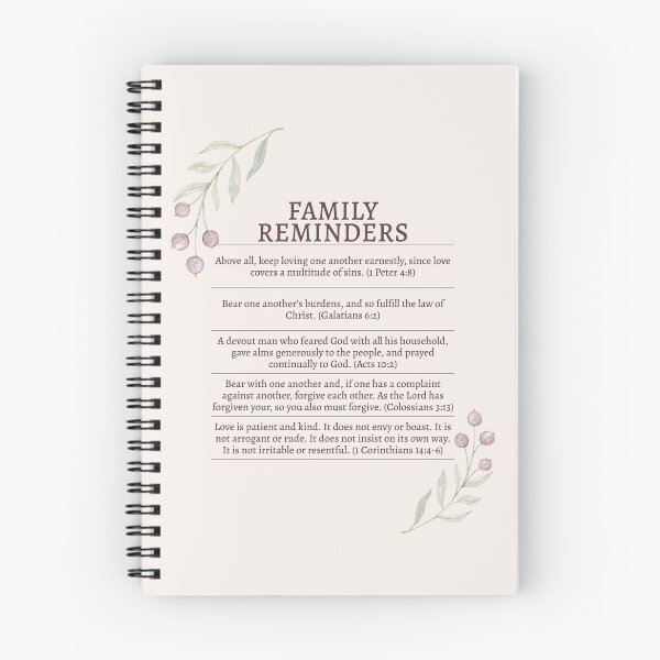 Item preview, Family Reminders From the Bible designed and sold by TheFocusedShop.