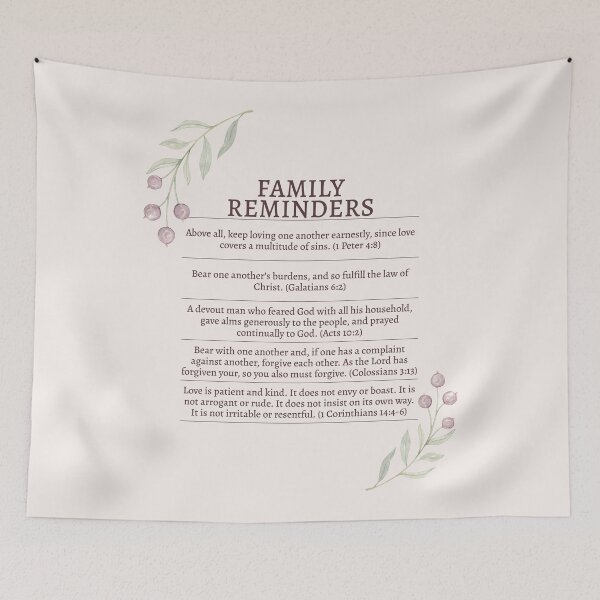 Item preview, Family Reminders From the Bible designed and sold by TFHStore.