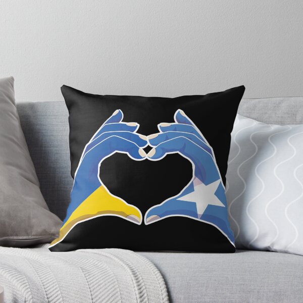 Item preview, Somalia Somali Ukraine Ukrainian Love Heart Peace designed and sold by FlagX.