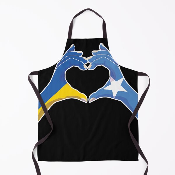 Item preview, Somalia Somali Ukraine Ukrainian Love Heart Peace designed and sold by FlagX.