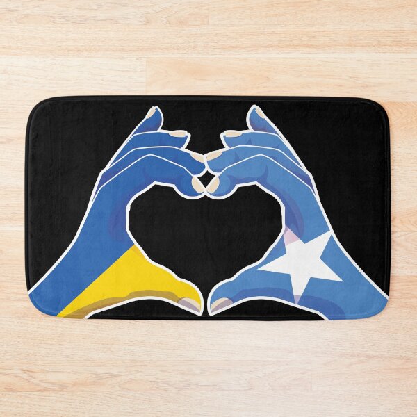 Item preview, Somalia Somali Ukraine Ukrainian Love Heart Peace designed and sold by FlagX.