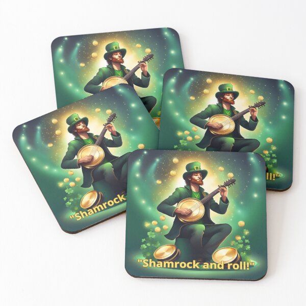 Item preview, Saint Patrick banjo player humor designed and sold by Artbellachi.