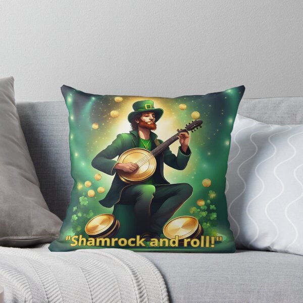 Item preview, Saint Patrick banjo player humor designed and sold by Artbellachi.