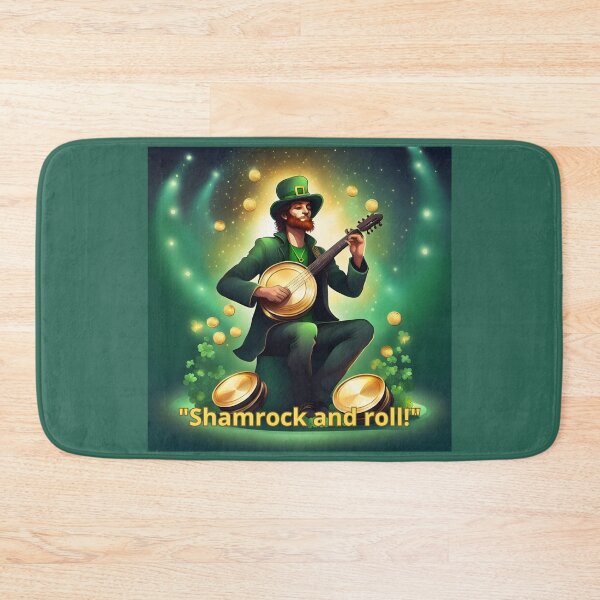 Item preview, Saint Patrick banjo player humor designed and sold by Artbellachi.