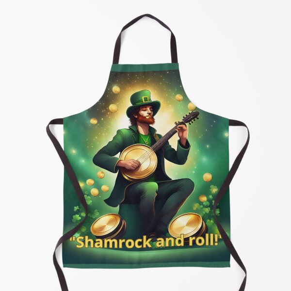 Item preview, Saint Patrick banjo player humor designed and sold by Artbellachi.