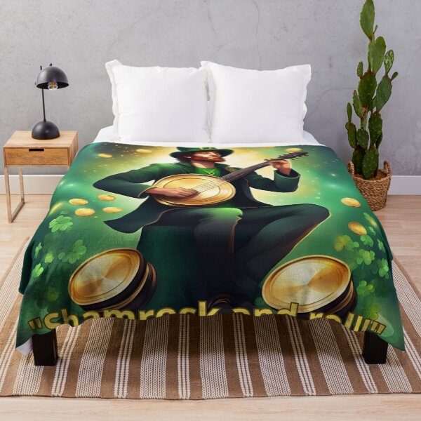 Item preview, Saint Patrick banjo player humor designed and sold by Artbellachi.