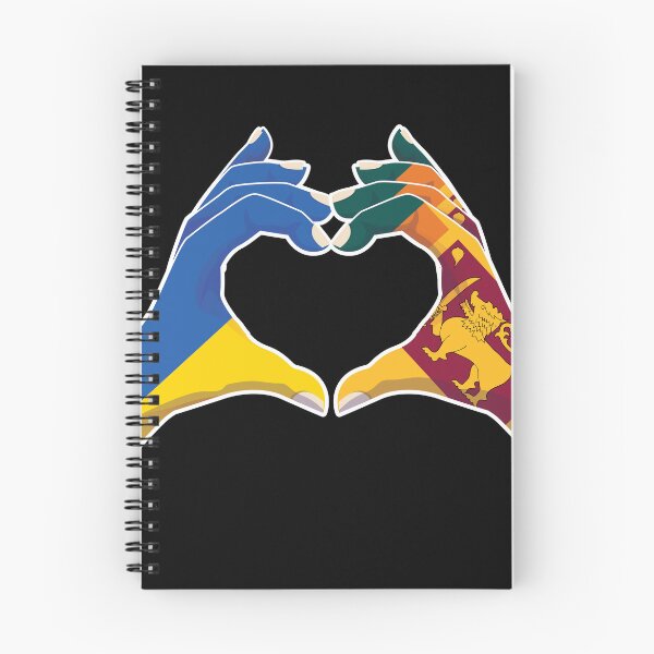Item preview, Sri Lanka Sri Lankan Ukraine Ukrainian Love Heart Peace designed and sold by FlagX.