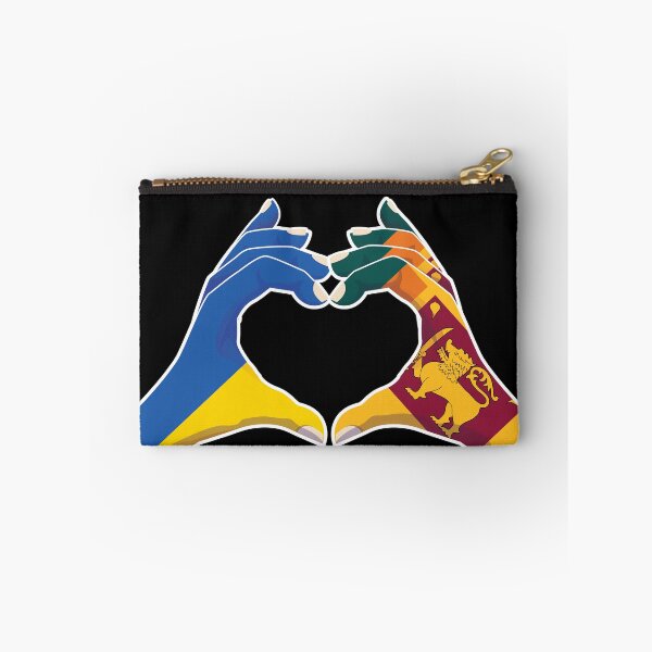Item preview, Sri Lanka Sri Lankan Ukraine Ukrainian Love Heart Peace designed and sold by FlagX.
