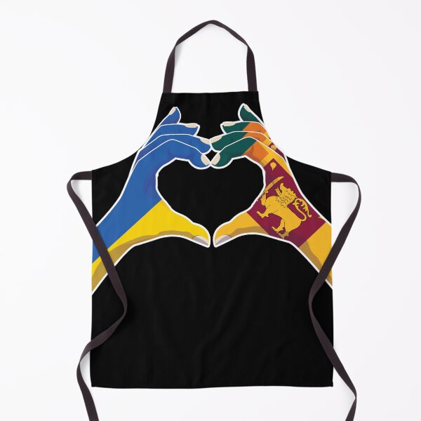 Item preview, Sri Lanka Sri Lankan Ukraine Ukrainian Love Heart Peace designed and sold by FlagX.