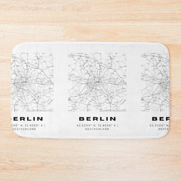 Item preview, Berlin Coordinates - Minimalist Map Design designed and sold by RM-Journey.