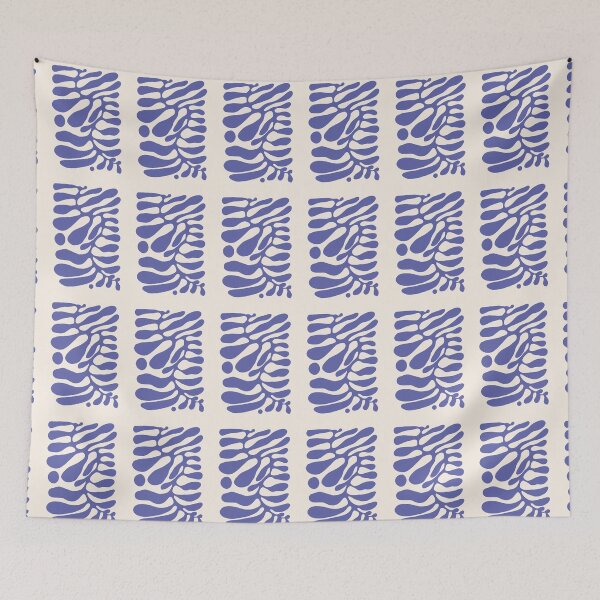 Item preview, A wavy Blue fllower. designed and sold by Kanchan1987.