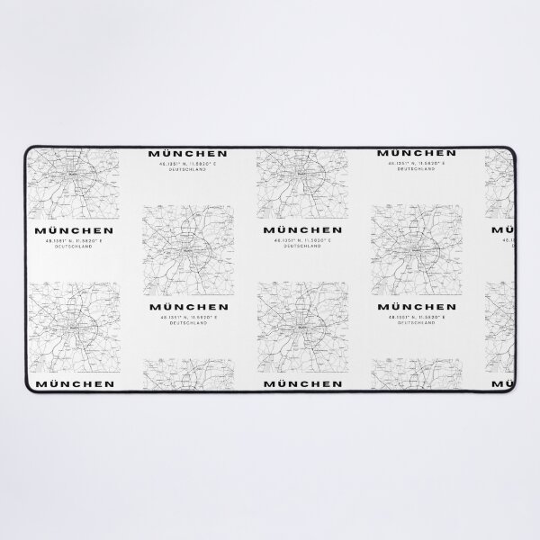 Item preview, Munich (München) Coordinates - Modern Map Print designed and sold by RM-Journey.