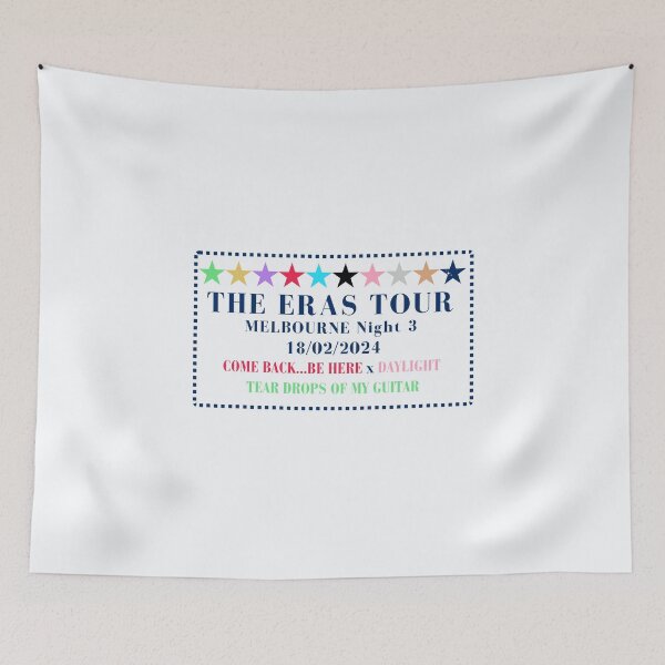 Item preview, Melbourne Night 3 - Eras - Surprise Songs designed and sold by LisaMichelleArt.
