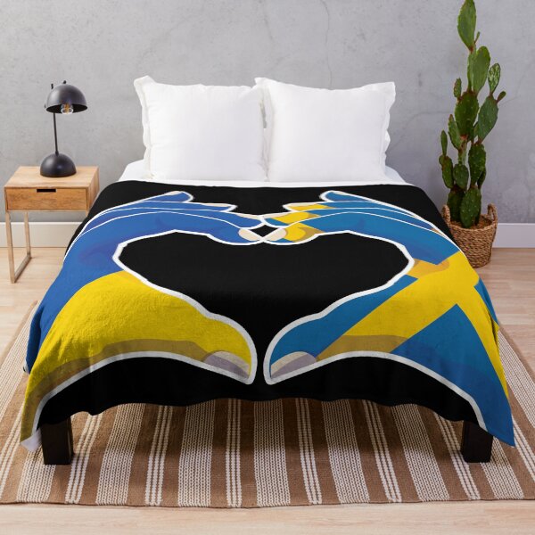 Item preview, Sweden Swedish Ukraine Ukrainian Love Heart Peace designed and sold by FlagX.