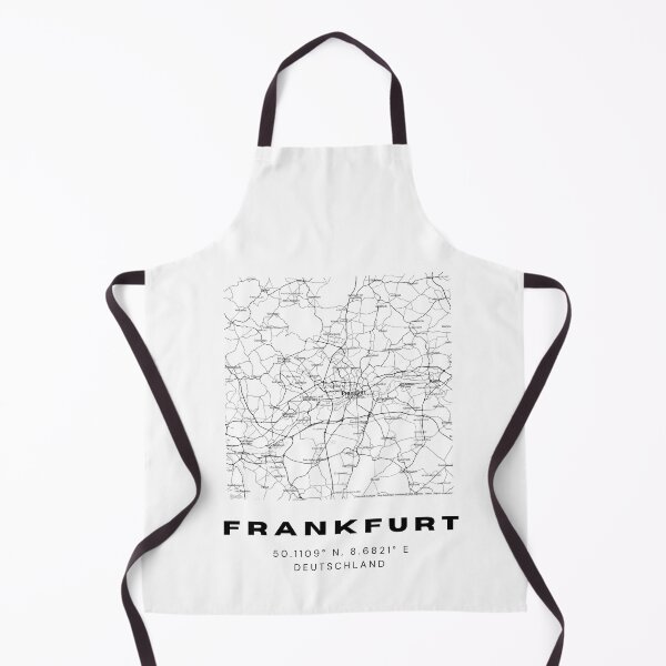 Item preview, Frankfurt Coordinates - Elegant Map Print designed and sold by RM-Journey.